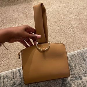 Brown detailed purse
